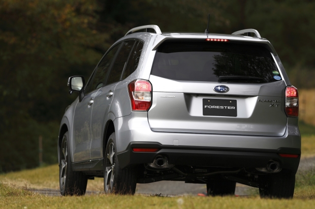 Subaru Forester 2013 вид сзади